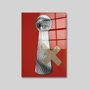 Wallity Cuadro Decorativo de Vidrio Templado Multicolor 40 x 60 cm